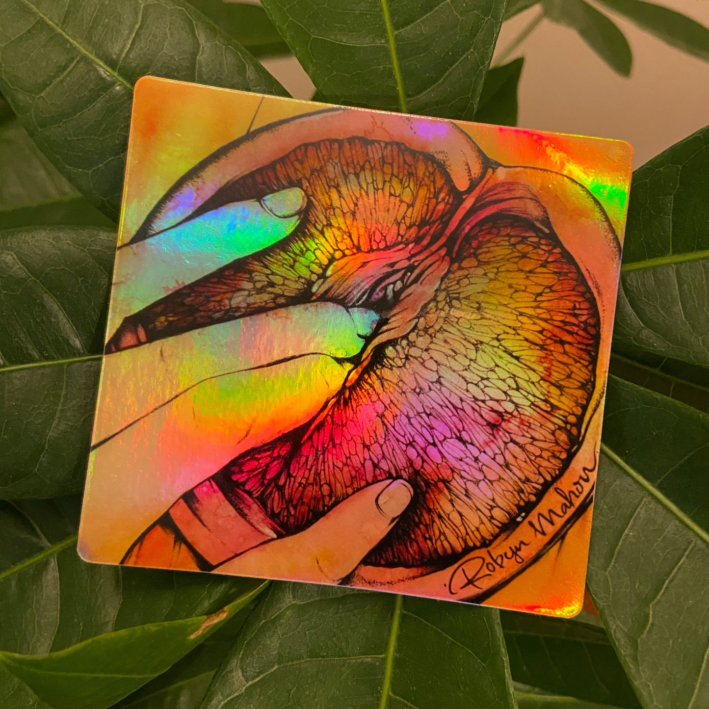 Fruit Lover - Custom holographic sticker